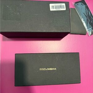 Dolce & Gabbana Black Gift Box with Gold Logo